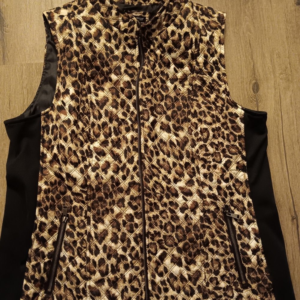 Leopard Print Women's Vest